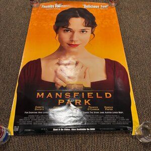 Vintage Mansfield Park Large Poster Original Movie Poster Used Jane Austen